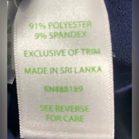 Lilly Pulitzer UPF 50+ Luxletic 28" Corso Pant in Navy - Picture 6 of 6